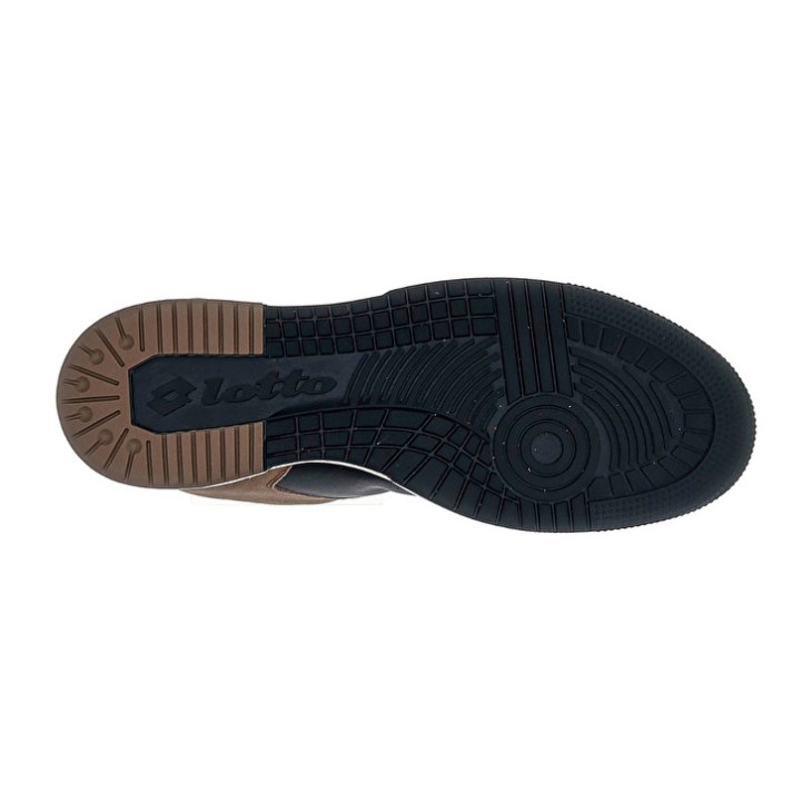 Zapatillas Lotto Hoop Stars Suede Hombre Marrones Negras | CP542664J1