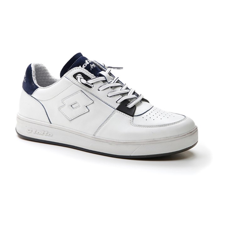 Zapatillas Lotto Signature Edge Hombre Blancas Azules | KN812951S4