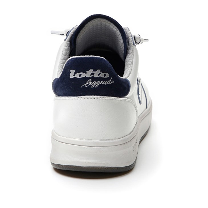 Zapatillas Lotto Signature Edge Hombre Blancas Azules | KN812951S4