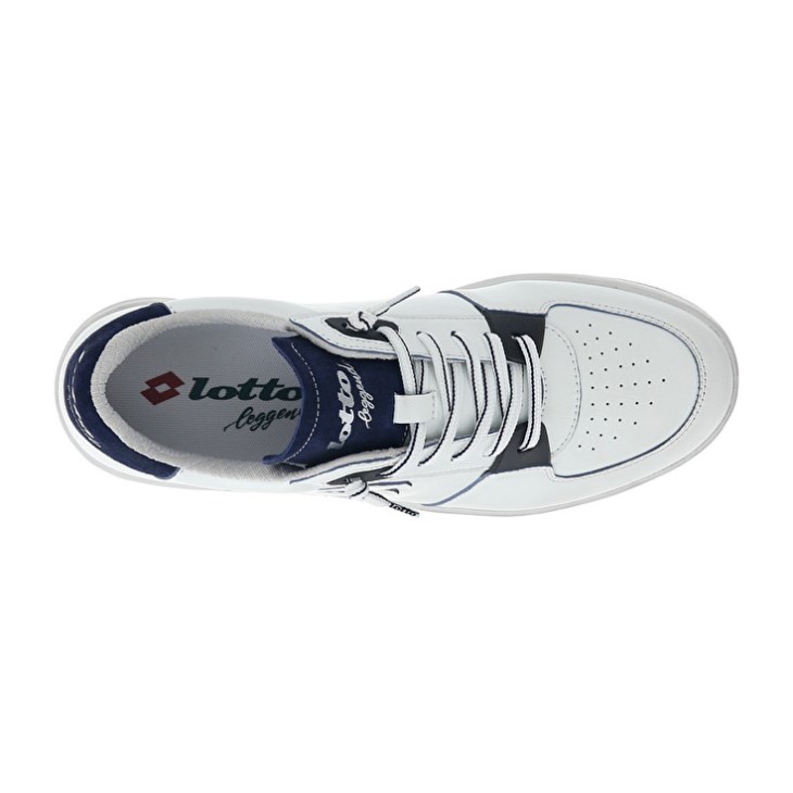 Zapatillas Lotto Signature Edge Hombre Blancas Azules | KN812951S4