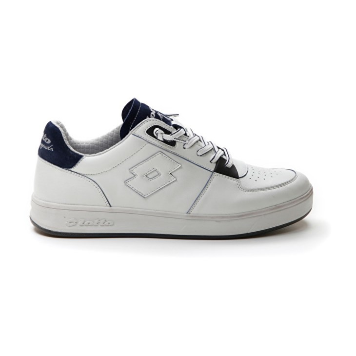 Zapatillas Lotto Signature Edge Hombre Blancas Azules | KN812951S4