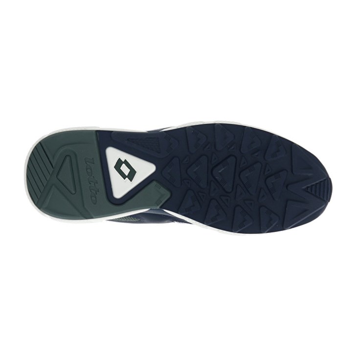Zapatillas Lotto Sirius '95 AMF Hombre Azules Oscuro Verde Oscuro Doradas | WI650815C6