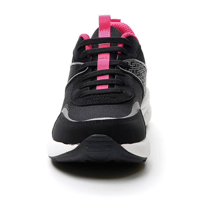 Zapatillas Lotto Sirius AMF CL Niños Negras Rosas | UK469856P4