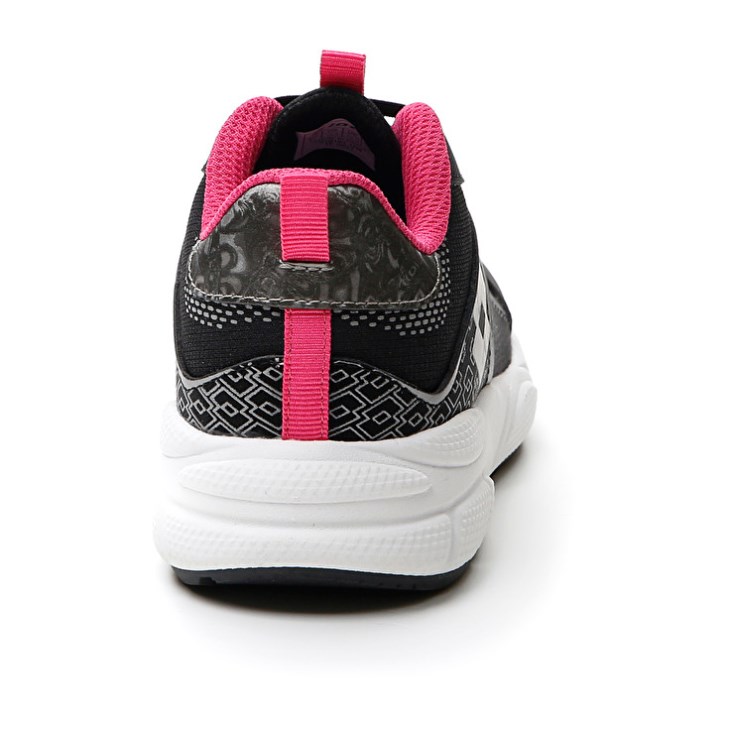 Zapatillas Lotto Sirius AMF CL Niños Negras Rosas | UK469856P4