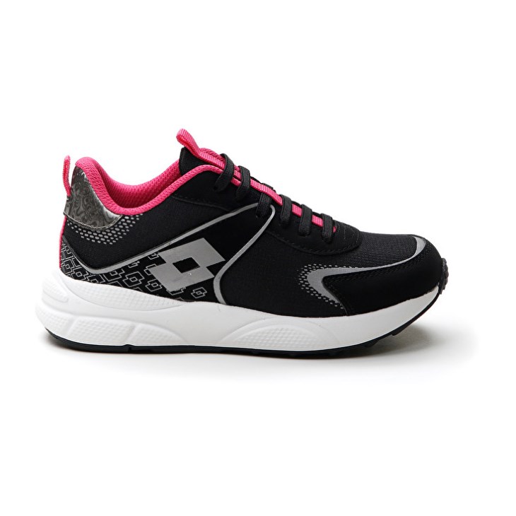 Zapatillas Lotto Sirius AMF CL Niños Negras Rosas | UK469856P4