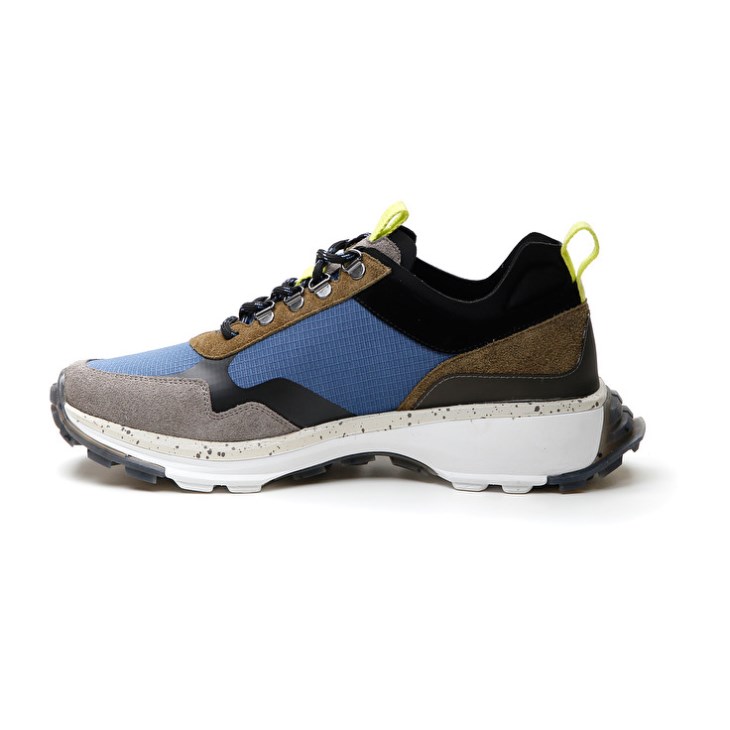 Zapatillas Lotto Tokyo Fuji Hombre Gris Azules Doradas | RW131103D4