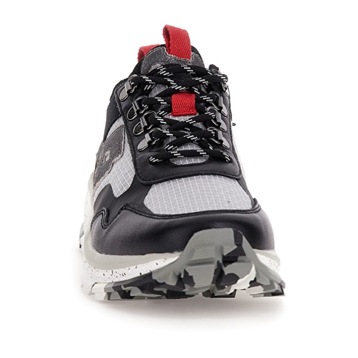 Zapatillas Lotto Tokyo Fuji Square Hombre Gris Negras Blancas | WI044554Q1