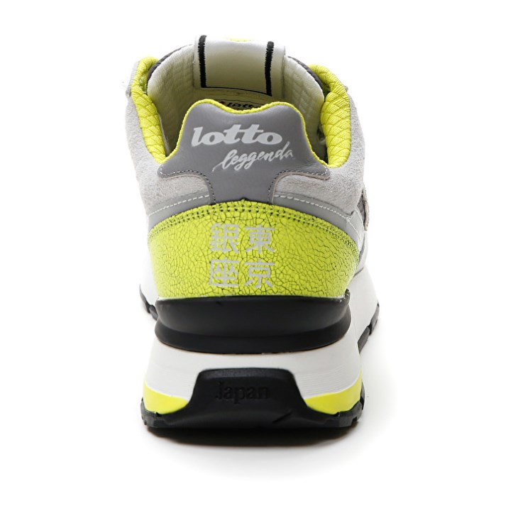 Zapatillas Lotto Tokyo Ginza Crack Hombre Gris Gris Verde | VM229102O1