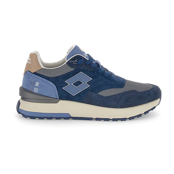 Zapatillas Lotto Tokyo Ginza Pure Hombre Azul Marino Azules | AF411881P5