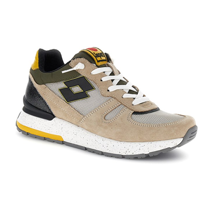 Zapatillas Lotto Tokyo Shibuya Hombre Beige Verde Oliva | UO119781C0