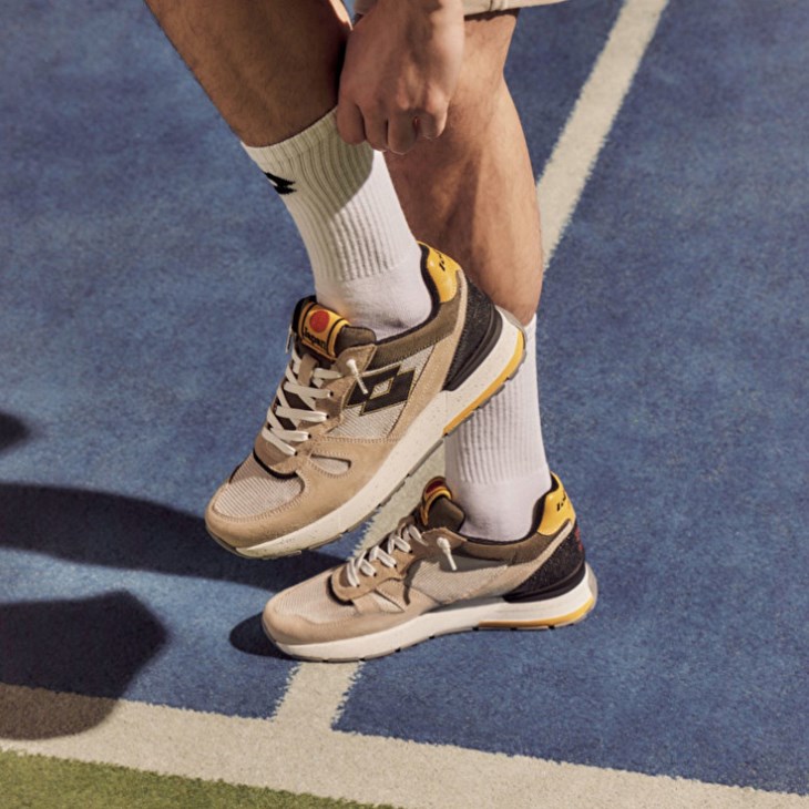 Zapatillas Lotto Tokyo Shibuya Hombre Beige Verde Oliva | UO119781C0