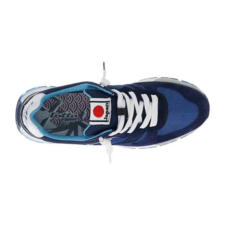 Zapatillas Lotto Tokyo Shibuya NET Hombre Azules Negras Azules | ML008720W9
