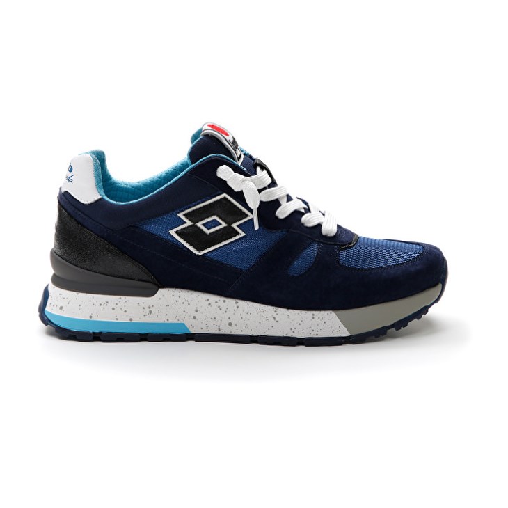 Zapatillas Lotto Tokyo Shibuya NET Hombre Azules Negras Azules | ML008720W9