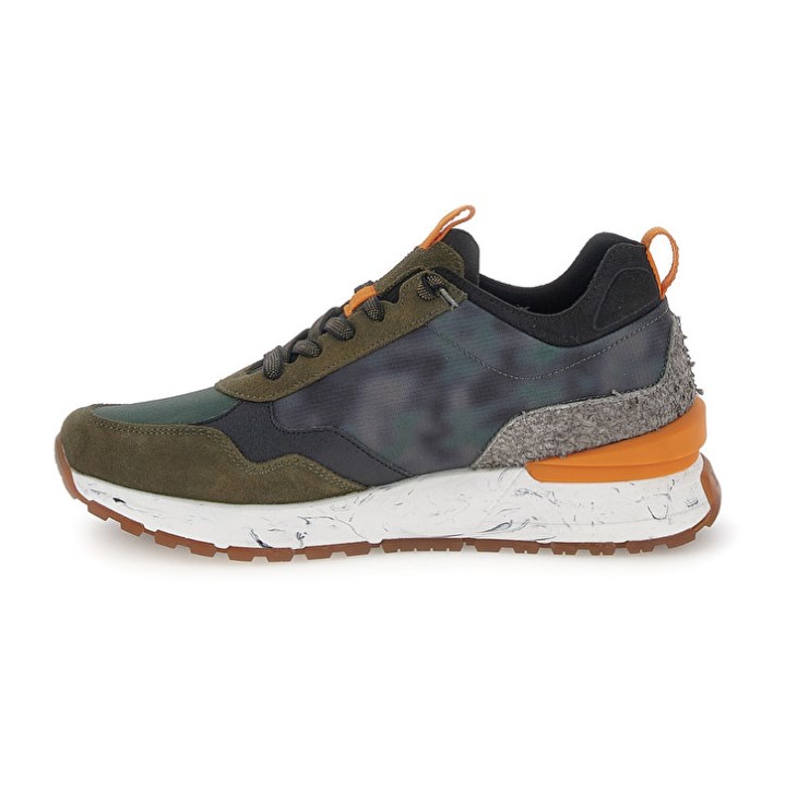 Zapatillas Lotto Tokyo Shibuya Tie Dye Hombre Verde Oliva Oscuro Negras Verde | KJ653805Z1
