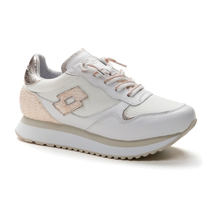 Zapatillas Lotto Tokyo Wedge II Fish W Mujer Blancas | LD076387L6
