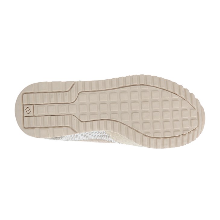 Zapatillas Lotto Tokyo Wedge II Shiny W Mujer Blancas Doradas | GW611631I7
