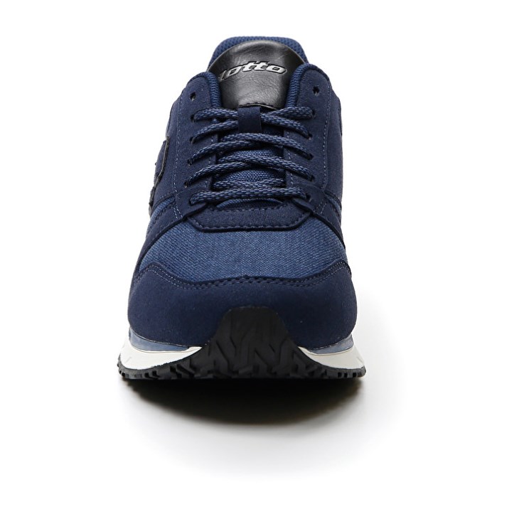Zapatillas Lotto Trainer AMF XIX CVS Hombre Azules Negras | MU590459N9