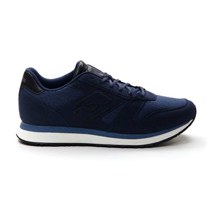 Zapatillas Lotto Trainer AMF XIX CVS Hombre Azules Negras | MU590459N9