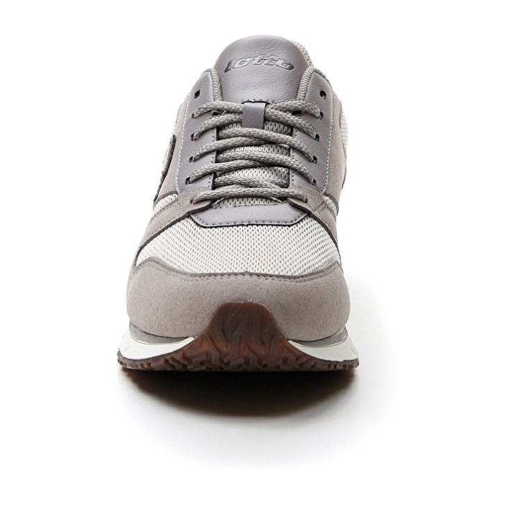 Zapatillas Lotto Trainer AMF XIX MSH Hombre Gris Gris Rojas | RH707870J3