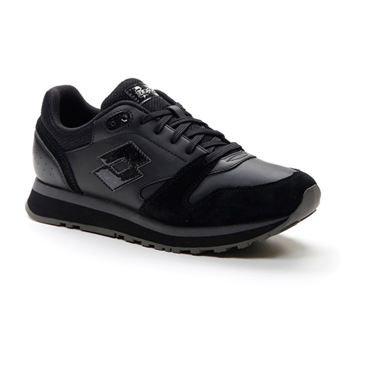 Zapatillas Lotto Trainer Wedge III W Mujer Negras | UL756905Q8