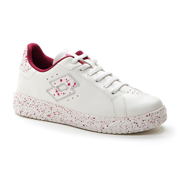 Zapatillas Lotto Venus AMF III PRT CL Niños Blancas Rojas | VE852745O4