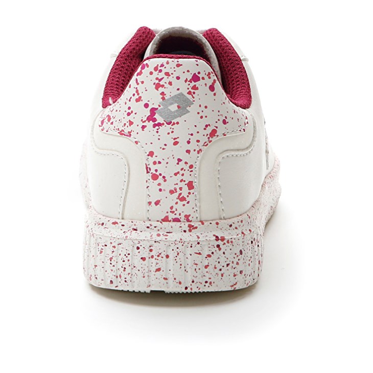 Zapatillas Lotto Venus AMF III PRT CL Niños Blancas Rojas | VE852745O4