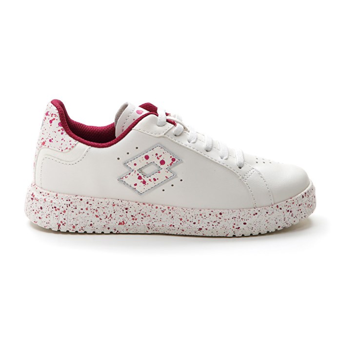 Zapatillas Lotto Venus AMF III PRT CL Niños Blancas Rojas | VE852745O4
