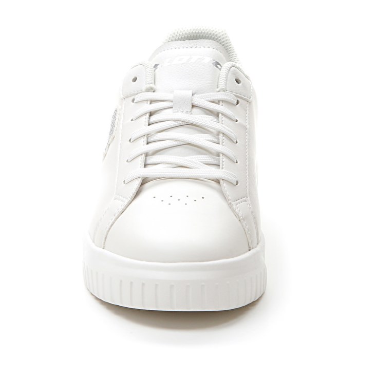 Zapatillas Lotto Venus AMF II Glitter W Mujer Blancas Plateadas | CU769906T1