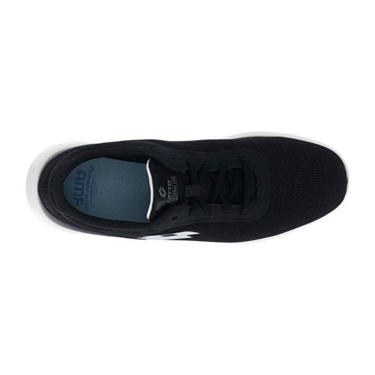 Zapatillas Lotto Verso AMF 1 Hombre Negras Blancas | AY253615P3