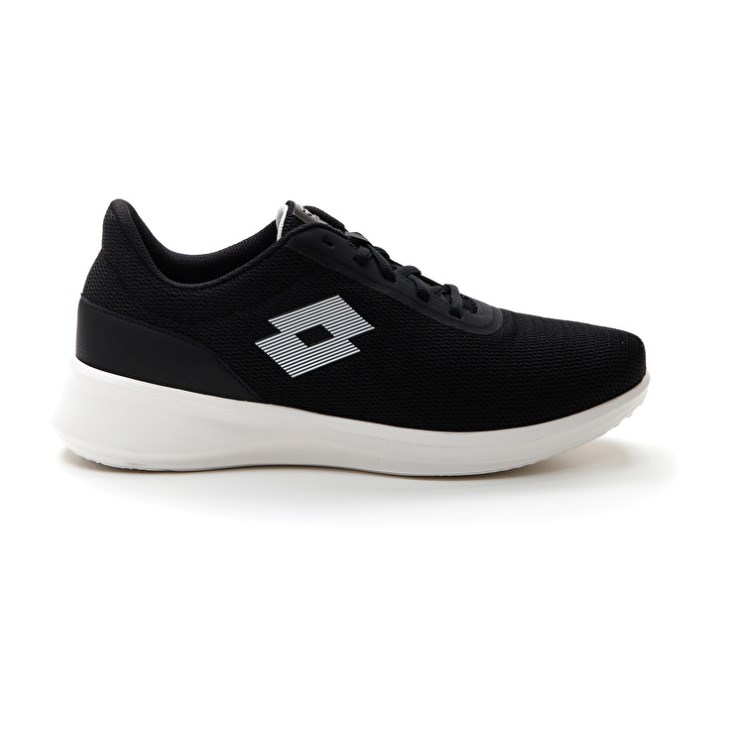 Zapatillas Lotto Verso AMF 1 Hombre Negras Blancas | AY253615P3