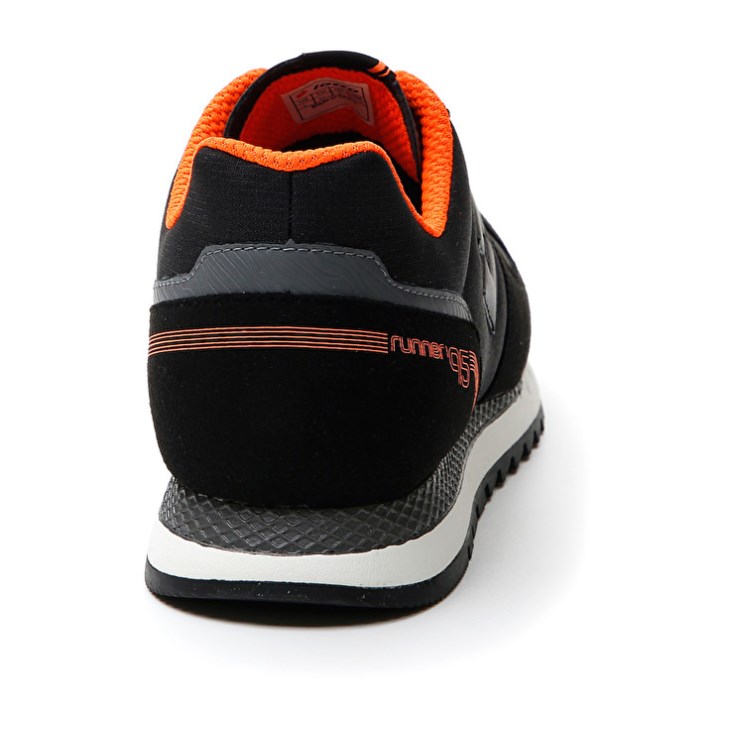 Zapatillas Running Lotto Runner '95 AMF Hombre Negras Gris | YR132693Y3