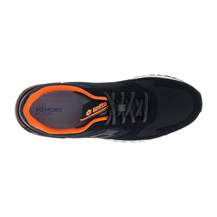 Zapatillas Running Lotto Runner '95 AMF Hombre Negras Gris | YR132693Y3
