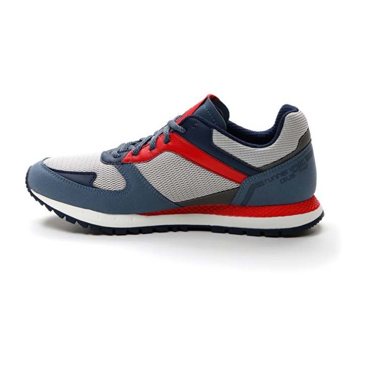 Zapatillas Running Lotto Runner Plus '95 AMF V Hombre Gris Azules Azules | DO271627B0