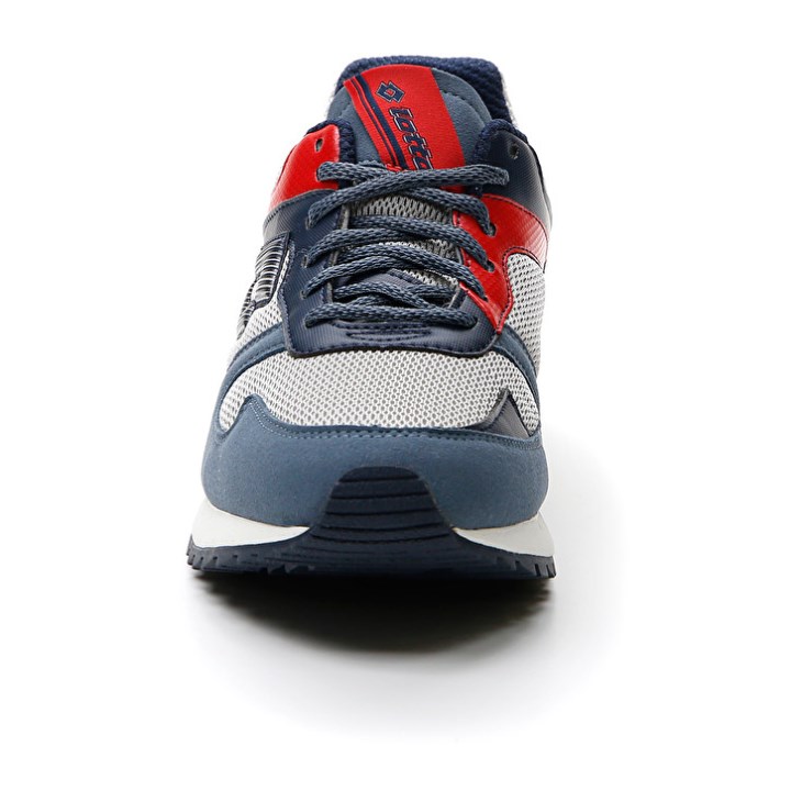 Zapatillas Running Lotto Runner Plus '95 AMF V Hombre Gris Azules Azules | DO271627B0