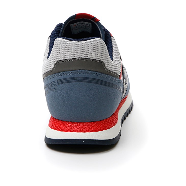 Zapatillas Running Lotto Runner Plus '95 AMF V Hombre Gris Azules Azules | DO271627B0
