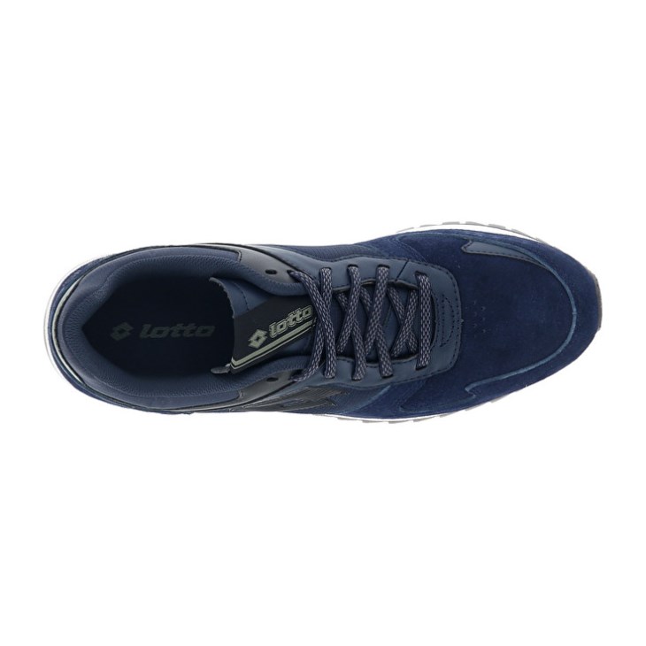 Zapatillas Running Lotto Runner Plus '95 IV SUE Hombre Azules Oscuro Negras | VC642034X8
