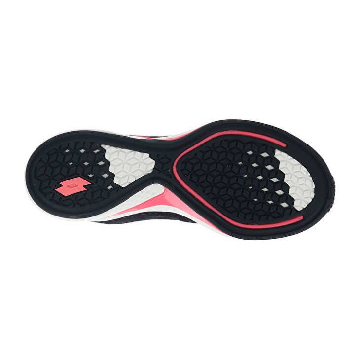 Zapatillas Running Lotto Speedevo 100 W Mujer Negras Coral | HR911291N7