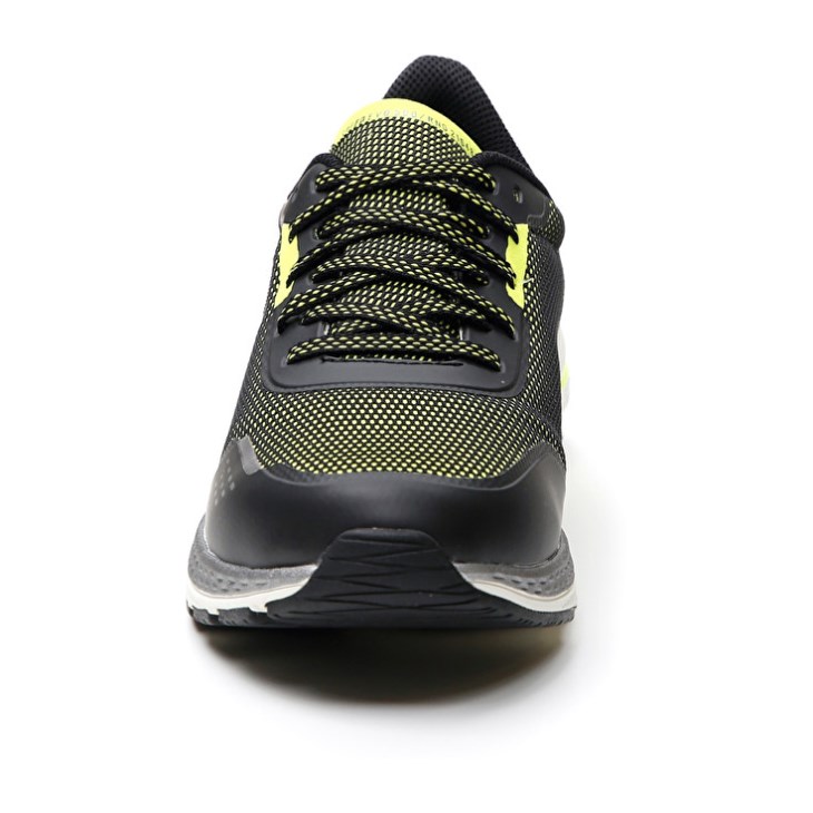 Zapatillas Running Lotto Speedevo 500 II Hombre Negras Verde | JS914041G8