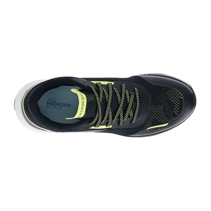 Zapatillas Running Lotto Speedevo 500 III Hombre Negras Amarillo | QX084018M4