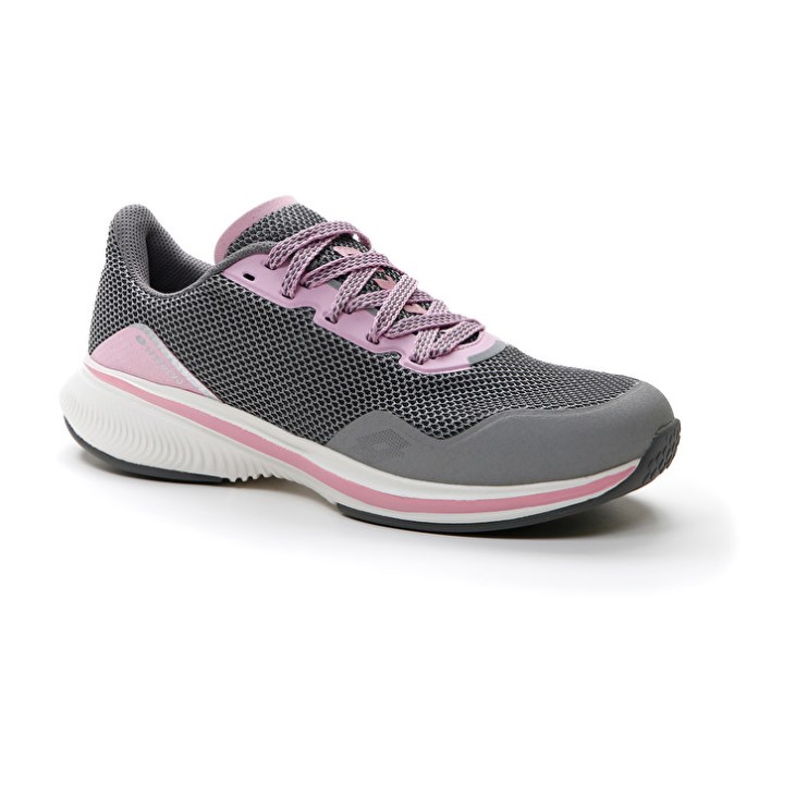 Zapatillas Running Lotto Speedevo 502 W Mujer Gris Rosas | UR793349V2
