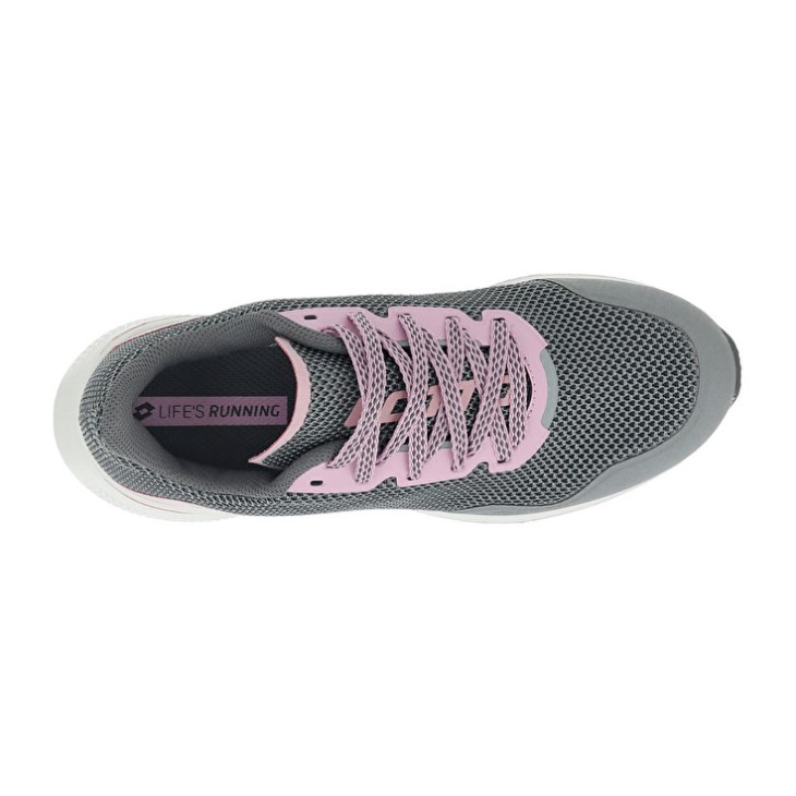 Zapatillas Running Lotto Speedevo 502 W Mujer Gris Rosas | UR793349V2