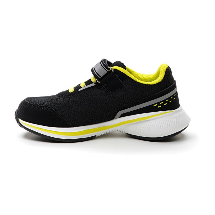 Zapatillas Running Lotto Speedevo 600 AMF CL S Niños Negras Gris Verde | HX190499H2