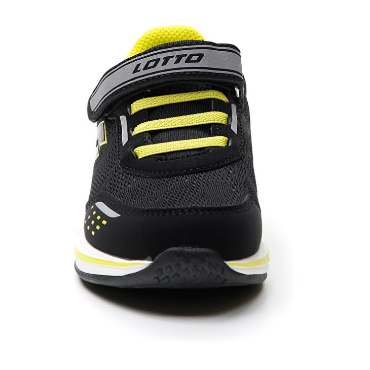 Zapatillas Running Lotto Speedevo 600 AMF CL S Niños Negras Gris Verde | HX190499H2