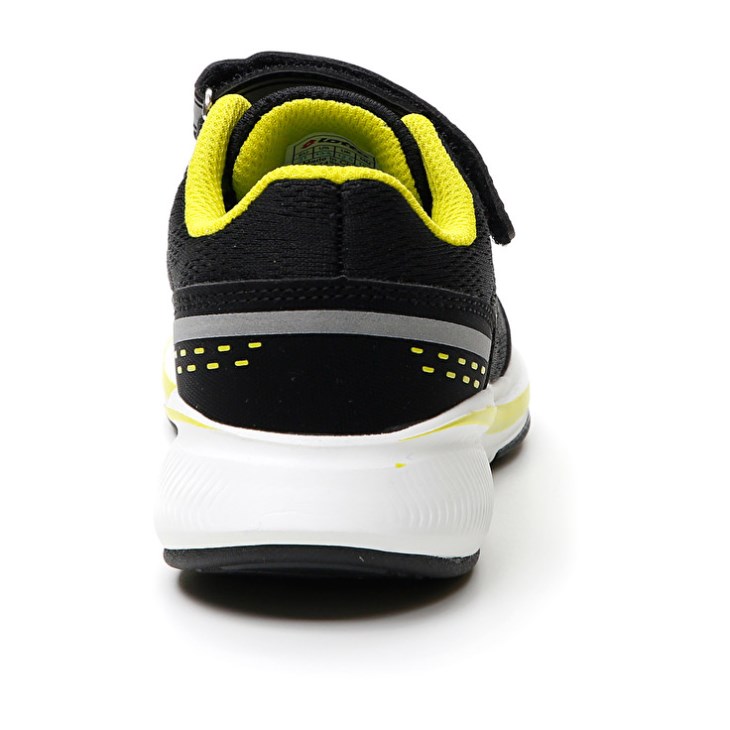 Zapatillas Running Lotto Speedevo 600 AMF CL S Niños Negras Gris Verde | HX190499H2