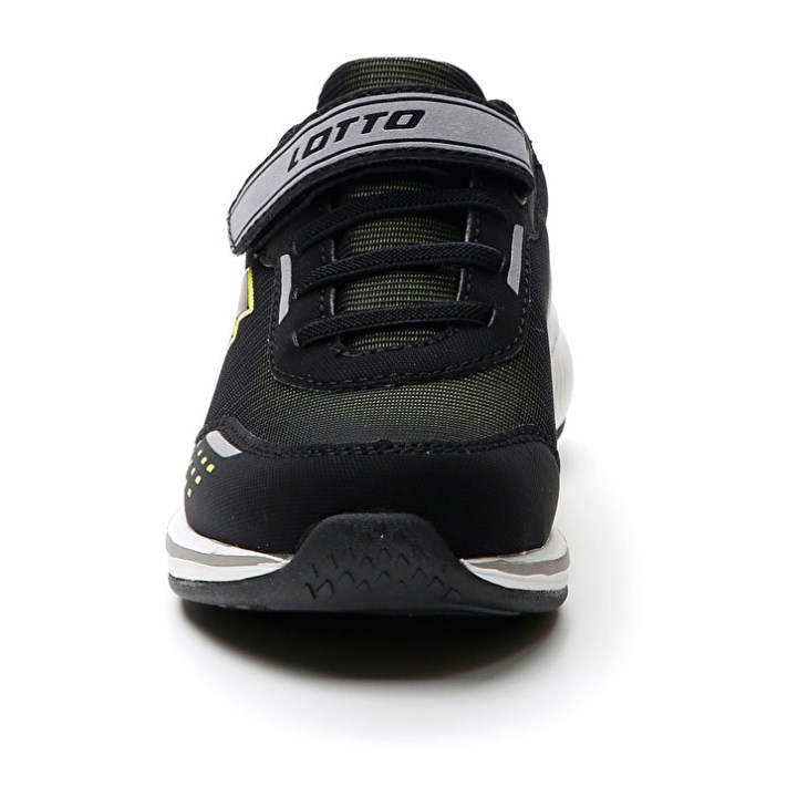 Zapatillas Running Lotto Speedevo 600 AMF II CL S Niños Negras Verde | KD396859X9