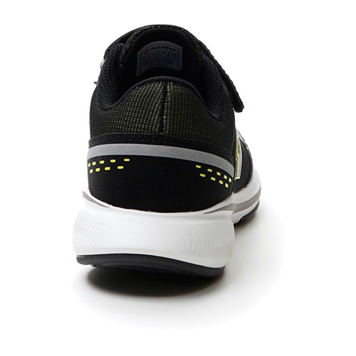 Zapatillas Running Lotto Speedevo 600 AMF II CL S Niños Negras Verde | KD396859X9