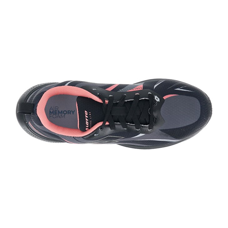 Zapatillas Running Lotto Speedevo 600 III W Mujer Negras Coral | BZ195799W1