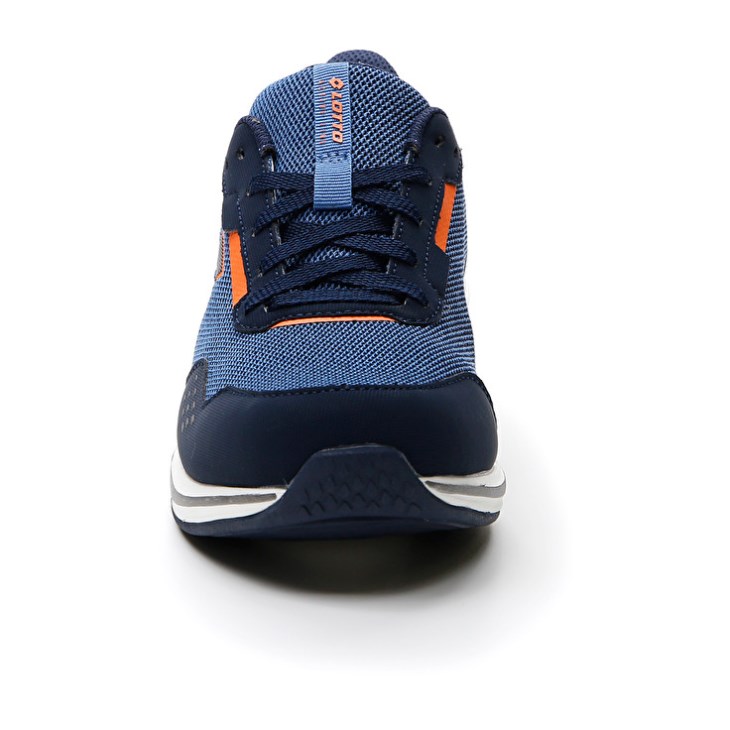 Zapatillas Running Lotto Speedevo 600 II Hombre Azules Naranjas | MO024692B7