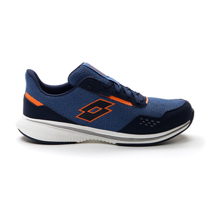Zapatillas Running Lotto Speedevo 600 II Hombre Azules Naranjas | MO024692B7