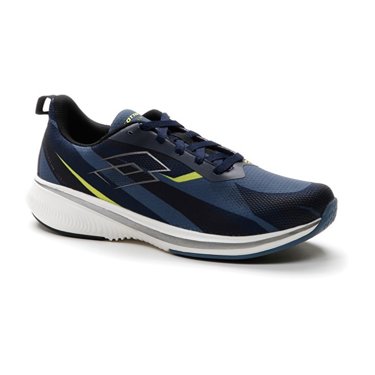 Zapatillas Running Lotto Speedevo 600 III Hombre Azul Marino Azules Amarillo | LD420862W3